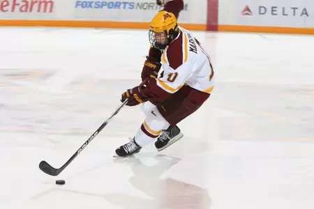 Ben Marshall scored Minnesota's first goal on the game.