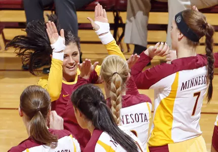Jessica Granquist and the Gophers host the North Dakota State Bison
