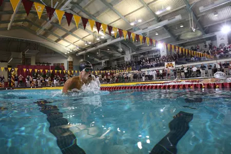 Josh Hall had two wins against the Hawkeyes Friday night.