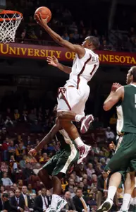 Freshman Andre Hollins dished out a team-high eight assists against Bemidji State.