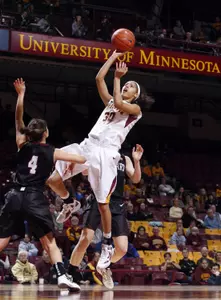 Kiara Buford played one of the best games of her career Saturday vs. Harvard.