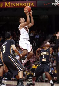 Joe Coleman scored nine points in 13 minutes off the bench against Saint Peter's on Saturday.