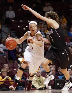 Rachel Banham was named the Big Ten Freshman of the Week.