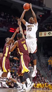 Sophomore guard Austin Hollins made 5-of-7 field goals to finish with 12 points versus CMU.