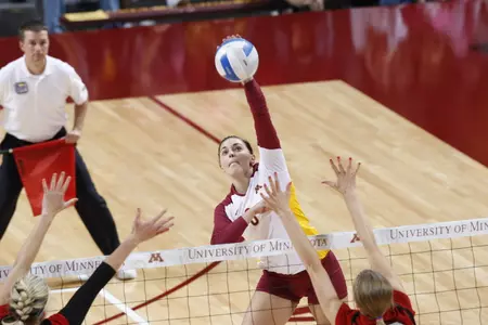 Katherine Harms had a game high 29 kills