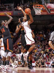 Sophomore guard Austin Hollins scored 11 points during Minnesota's 55-40 win versus USC.