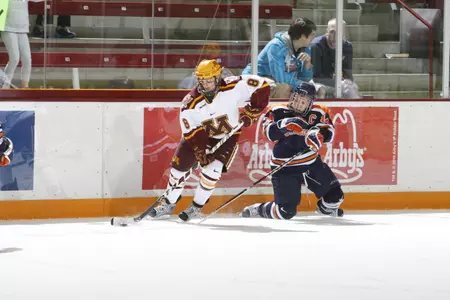 Amanda Kessel leads the team with 38 points