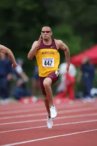 Sean King defended his 60m Intrasquad title with a time of 7.01