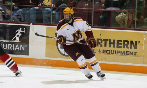 Captain Taylor Matson and the Gophers will face Niagara in the Mariucci Classic.
