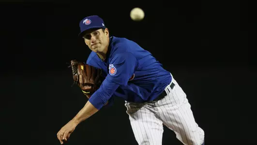 John Gaub made his MLB debut on Sept. 12, 2011