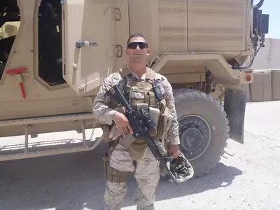Matt Altomari in Afghanistan