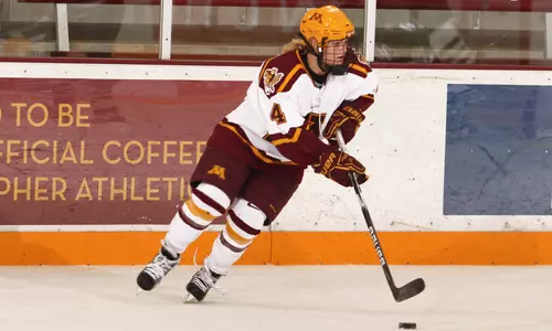 Captain Sarah Erickson is one of six seniors leading the 2011-12 Gophers