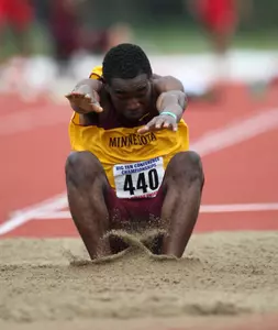 Oladipo Fagemi will be in the long jump finals tomorrow.