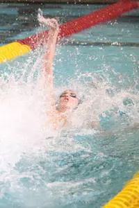 Zach Bolin was three events Saturday in the win at Missouri.