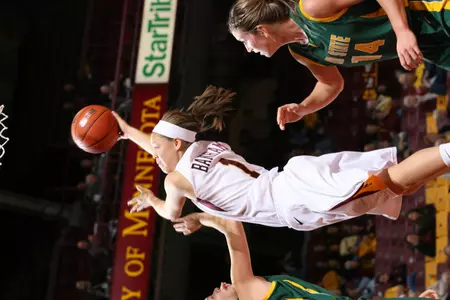 Rachel Banham was the Gophers' top scorer Sunday at Michigan.