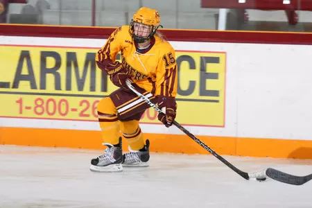Rachael Bona earned her first WCHA Rookie of the Week honor