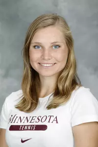 Natallia Pintusava picked up her first singles win of the tournament today against Wisconsin's Chyphya.