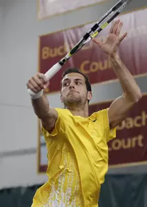 Senior Rok Bonin has advanced to the qualifying round of the ITA All-American Championship.