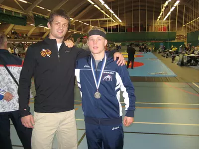 Four-time All-American and former Gopher Zach Sanders finished second today at the World University Wrestling Championships.