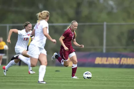 Taylor Uhl became the first Gopher in school history to tally three hat tricks in a single season after her three-goal performance today against Purdue.