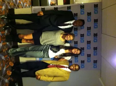 Rodney Williams, Rachel Banham, Katie Loberg & Andre Hollins represented Minnesota in Chicago.