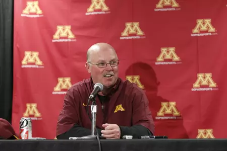 Minnesota coach Jerry Kill met with the local media today.
