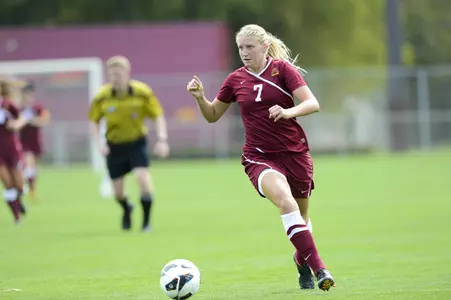 Senior Allie Phillips led the contests with seven shots against the Hawkeyes.