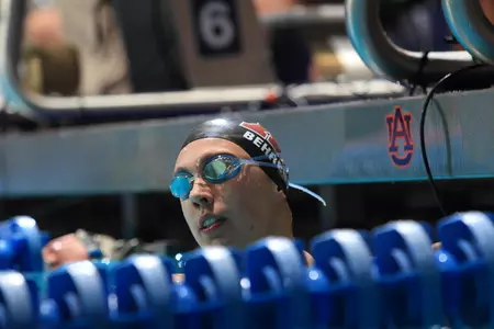 Tess Behrens finished second in the 200 back in Sunday's Grand Prix