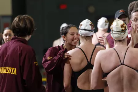 The Gopher women are ranked No. 8 in the latest CSCAA poll.