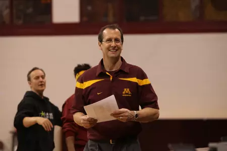 Head coach Mike Burns.