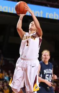 Rachel Banham led the Gophers with 12 points.