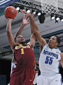 Andre Hollins scored a career-high 41 points against Memphis in the Bahamas