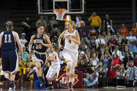 Jackie Johnson and the Golden Gophers will host Virginia in the ACC/Big Ten Challenge.