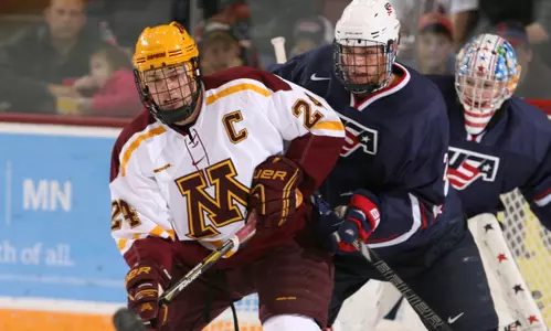 Zach Budish leads the Gophers to Anchorage this weekend.
