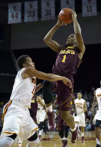 Andre Hollins was one of four Gopher players to finish with double-digit points against USC.