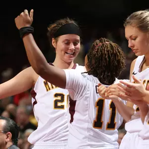 Kayla Hirt was named the Big Ten Freshman of the Week.