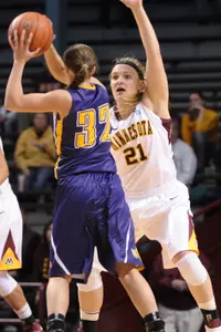 Sari Noga and the Gophers conclude their non-conference schedule at home Sunday vs. Creighton.
