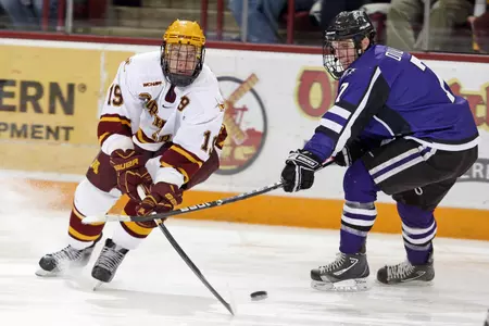 Erik Haula scored twice for Minnesota.