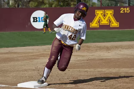 Tyler Walker recorded her fourth home run of the season in the JMU game.