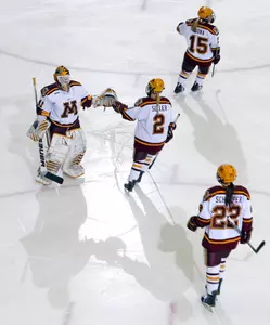 Noora Raty got her eighth shutout and 28th win of the season