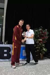 Kris Jorgensen was crowned the Big Ten Champion in platform diving
