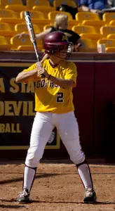 Bree Blanchette went a perfect 3-for-3 ont he day with a pair of stolen bases.