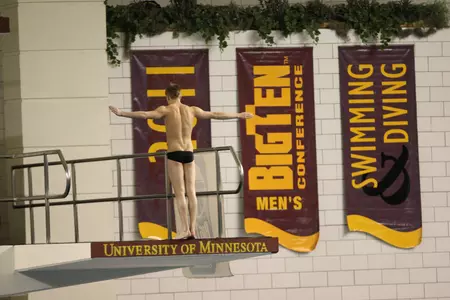 Kristoffer Jorgensen was named the Big Ten Diver of the Week.