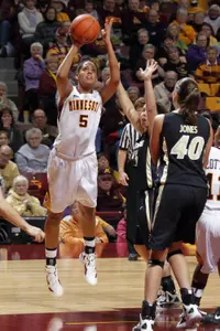 Kionna Kellogg returns to her home state of Iowa for Thursday's matchup with the Hawkeyes.