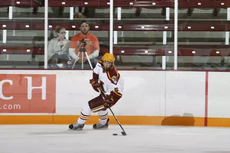 Rachel Ramsey, member of the 2012 WCHA All-Rookie Team