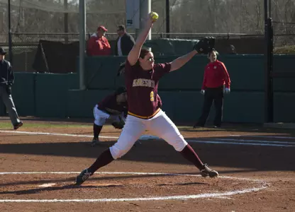 Sara Moulton struck out 12 batters in the 2-1 loss.