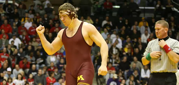 Tony Nelson and the Gophers will wrestle in the first round of the 2012 NCAA Wrestling championships this morning.