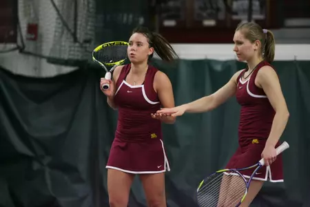 Sophomore Natallia Pintusava is 8-2 in singles and a combined 9-2 in doubles.