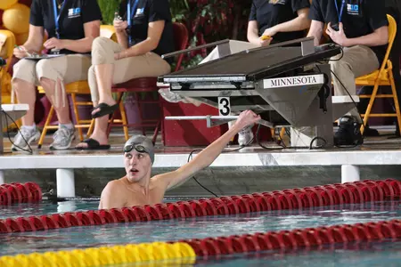 Senior Zach Bolin helped lead the Gophers to 12th place