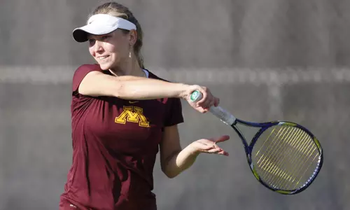 Natallia Pintusava is 9-3 in singles and 11-2 in doubles this spring.